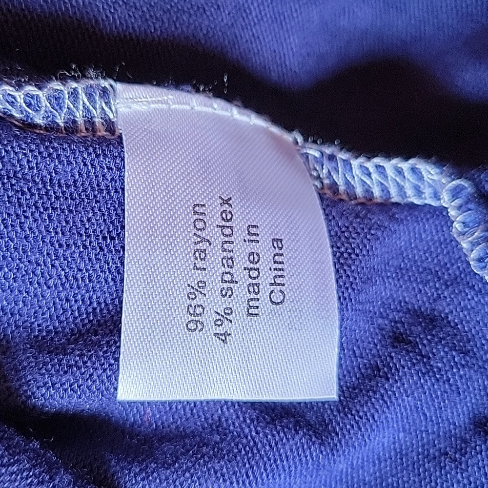 Lane Bryant, blue ombre short sleeve top, size 22/24 - Picture 11 of 12